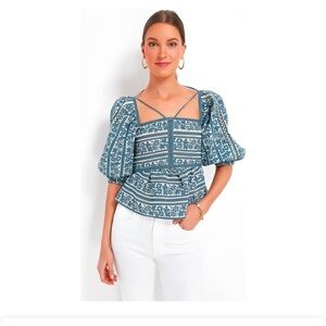 Sea Arlo Puff Sleeve Top